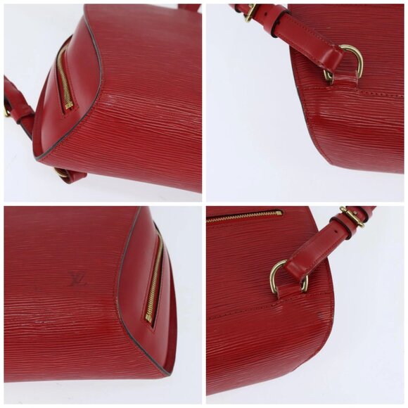 LOUIS VUITTON Epi Mabillon Backpack Castilian Red M52237 LV Auth ep11374 main image 13